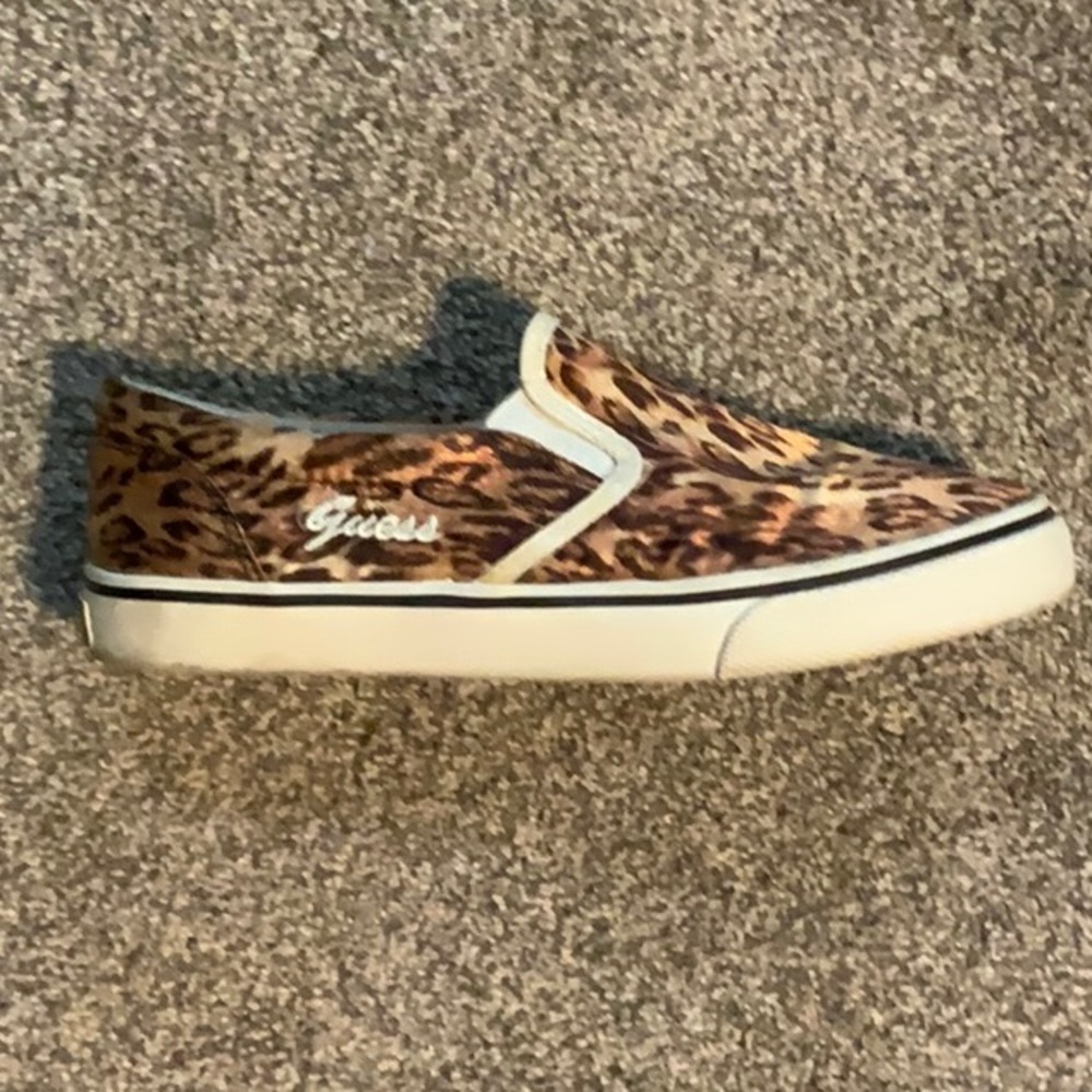 Guess Leopard Print Slip-On Sneakers